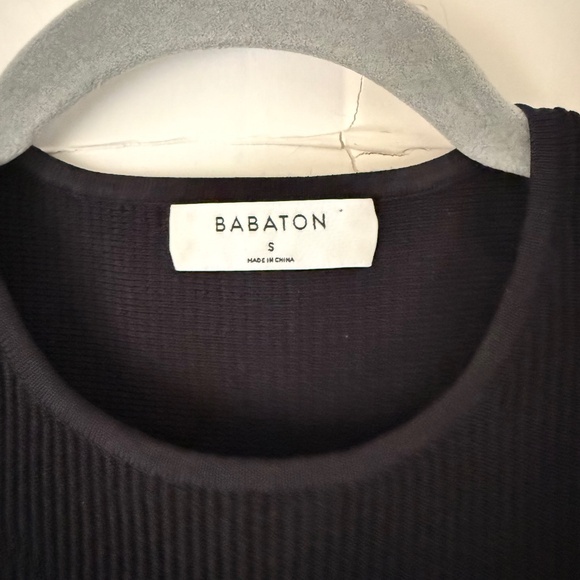 Aritzia | Babaton | Size S | Sculpt Knit Racer Cropped Tank in Black - Picture 8 of 9